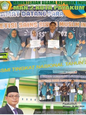 Marsya Mardhiyyah raih Juara Harapan (Honorable Mention) Pada Ajang KoSSMI tingkat Nasional