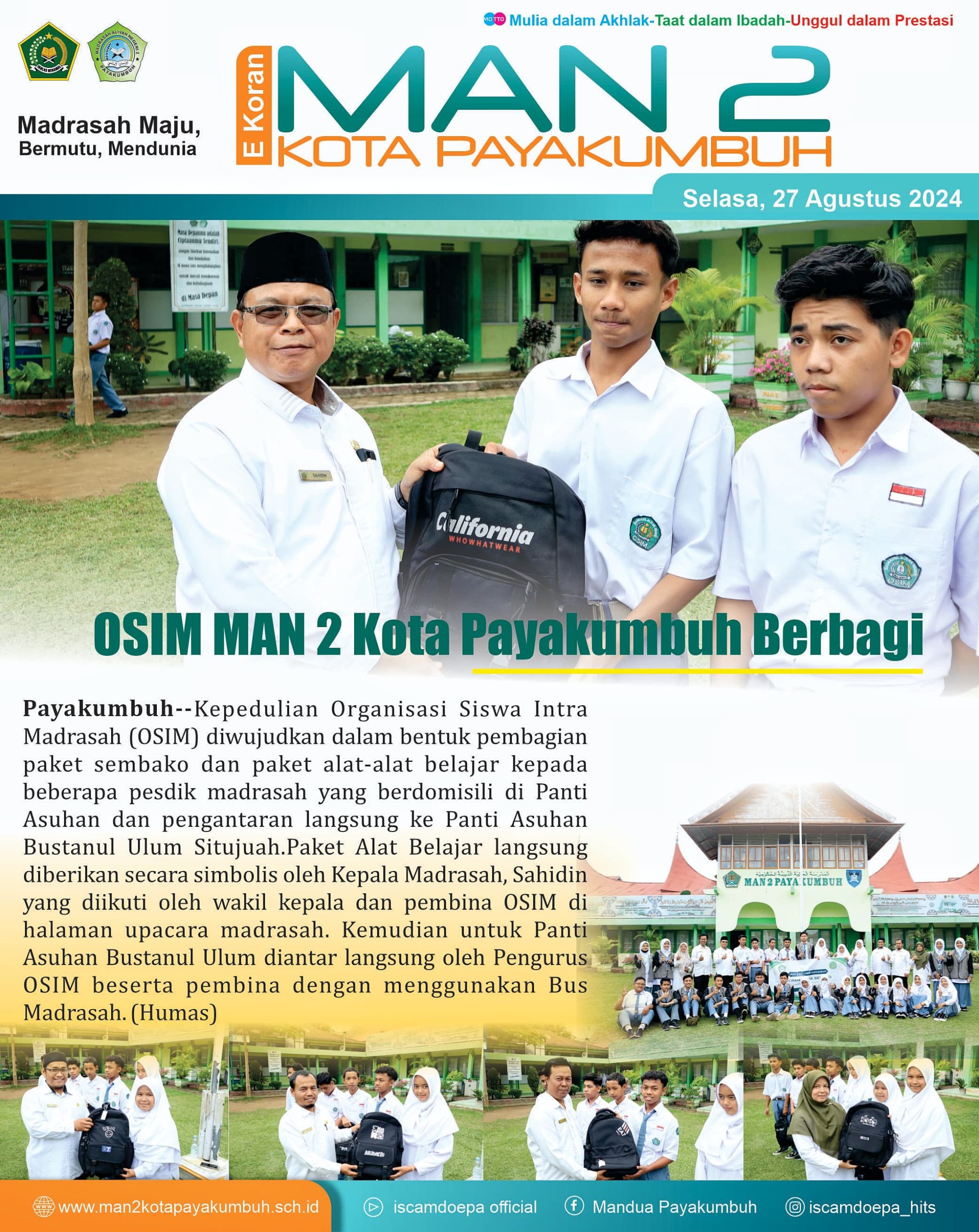 OSIM MAN 2 Payakumbuh Berbagi